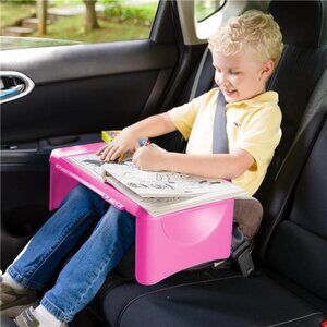 Kids’ Portable Folding Lap Desk with Large Storage Activity Tray